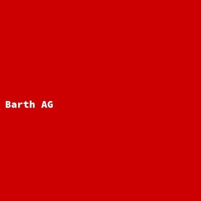 Hersteller: Barth AG