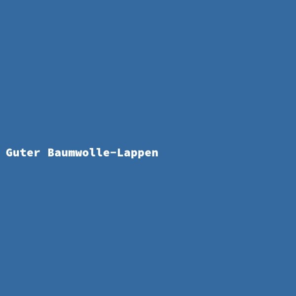 Guter Baumwolle-Lappen