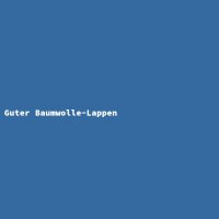 Guter Baumwolle-Lappen