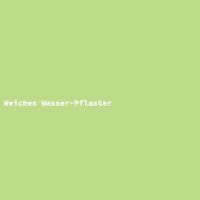 Weiches Wasser-Pflaster