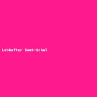 Lebhafter Samt-Schal