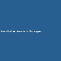 Rustikaler Kunststoff-Lappen