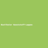 Rustikaler Kunststoff-Lappen